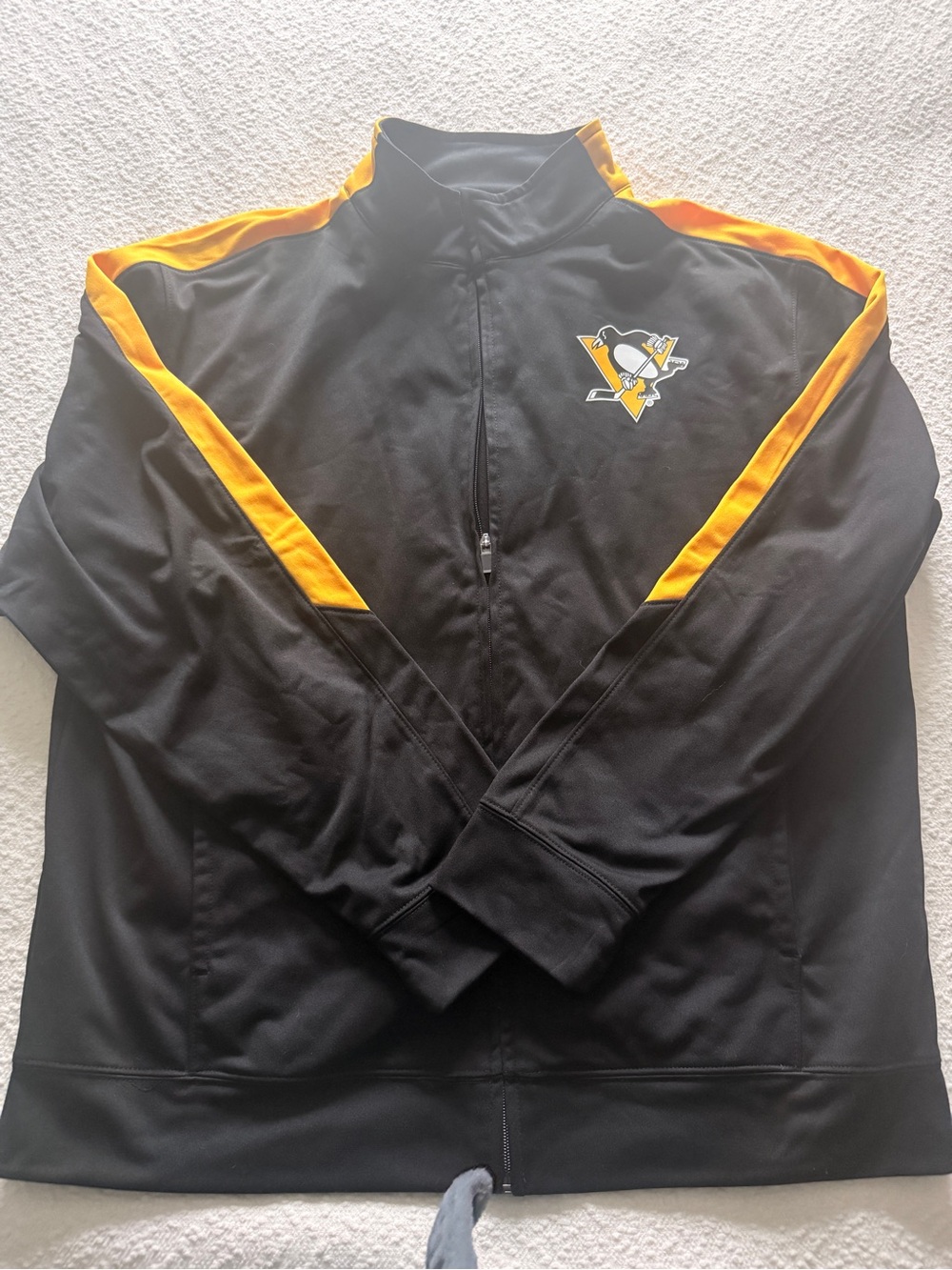 Vintage Black Pittsburgh penguins usher jacket special edition Coors light